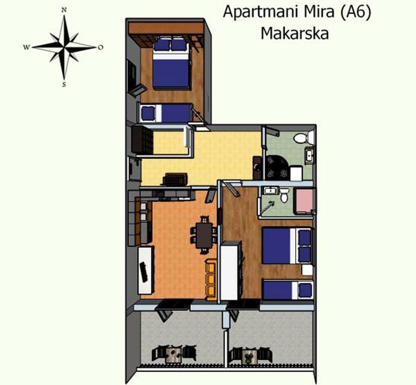 Apartments Mira Makarska Pokój zdjęcie